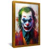 quadro decorativo coringa de joaquin phoenix v1334 moldura dourada