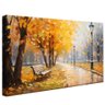 quadro decorativo pintura ipe amarelo v931 borda infinita