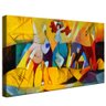 quadro decorativo abstrato yellow mix v828 borda infinita horizontal