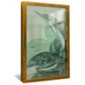 quadro folhagens dourado reflexo
