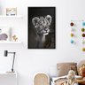 2 quadro baby lion preto