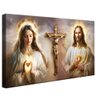 quadro cristo e nossa senhor borda infinita
