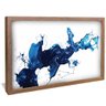 quadro decorativo splash abstrato v1800 moldura de madeira