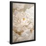 quadro decorativo lotus em linhas douradas v1797 moldura preta