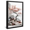 quadro bonzai japones preto