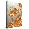 quadro floral 3d borda infinita