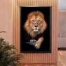 quadro decorativo leao africano 03