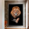 quadro decorativo leao africano 04