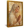 quadro maria orando dourado