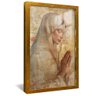 quadro maria orando dourado reflexo
