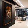quadro decorativo leao majestoso v1016 01