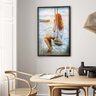 quadro decorativo pintura mulher no balanco v1713 02
