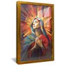 quadro nossa senhor geo dourado reflexo