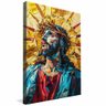 quadro cristo em mosaico borda infinita