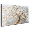 quadro pintura arvore floral borda infinita