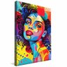 quadro mulher pop art borda infinita