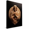 quadro escultura de jesus borda infinita