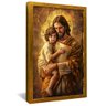 quadro jesus e jose dourado