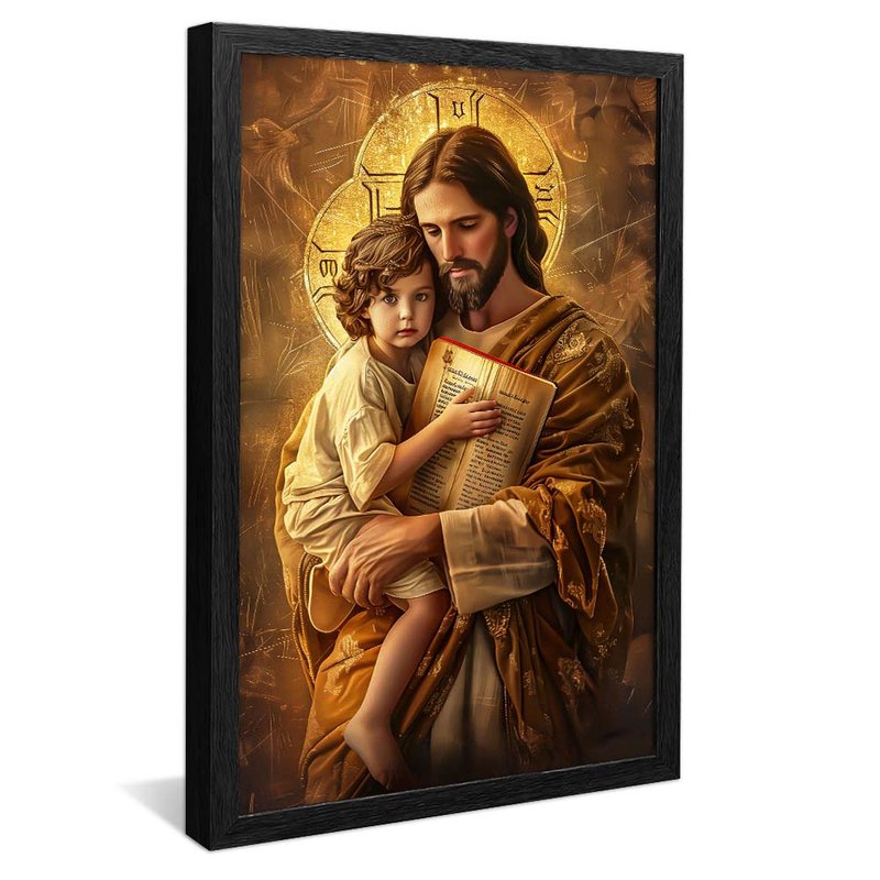 quadro jesus e jose preto