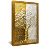 quadro arvore da prosperidade dourado