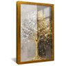 quadro riqueza prata e ouro dourado reflexo