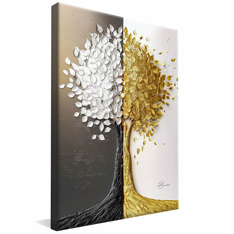 quadro plante riqueza borda infinita