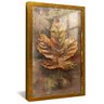 quadro maple leaf dourado reflexo
