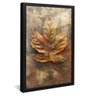 quadro maple leaf preto reflexo