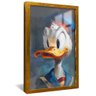 quadro donald o pato dourado reflexo