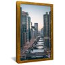 quadro metropolis moderna dourado
