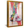 quadro street dance art dourado reflexo