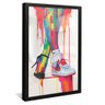 quadro street dance art preto reflexo