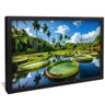 quadro jardim vitoria regias preto
