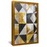 quadro painel mosaico luxo dourado reflexo
