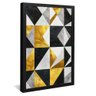 quadro painel mosaico luxo preto