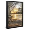 quadro rio araguaia preto reflexo