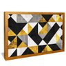 quadro mosaico horizontal luxo dourado