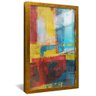 quadro pintura pinceladas abstratas em canvas dourado reflexo