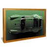 quadro porsche 911 verde dourado