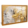quadro pintura pasta dourada dourado reflexo
