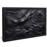 quadro pintura pasta preto preto