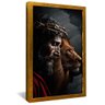 quadro cristo leao dourado