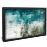 quadro pintura mural azul preto