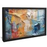 quadro verao em pasto preto reflexo