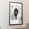 2 quadro leao negro e ovelhas preto