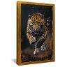 quadro onca pintada no ataque dourado