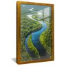 quadro rio venueskaya dourado reflexo