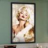 1 quadro poster marilyn monroe preto