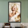 2 quadro poster marilyn monroe preto