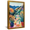 quadro pintura campo alegre dourado